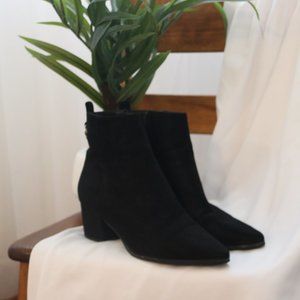 Black Suede Ankle Boots